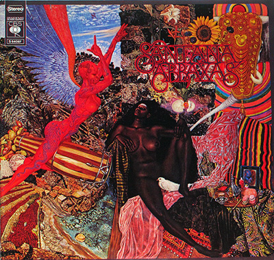 SANTANA - Abraxas album front cover vinyl record